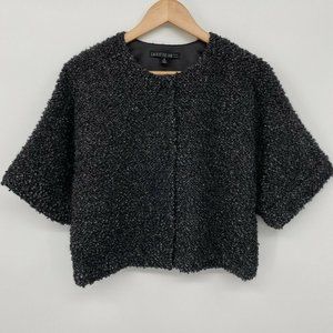 Lafayette 148 New York Charcoal Teddy Jacket